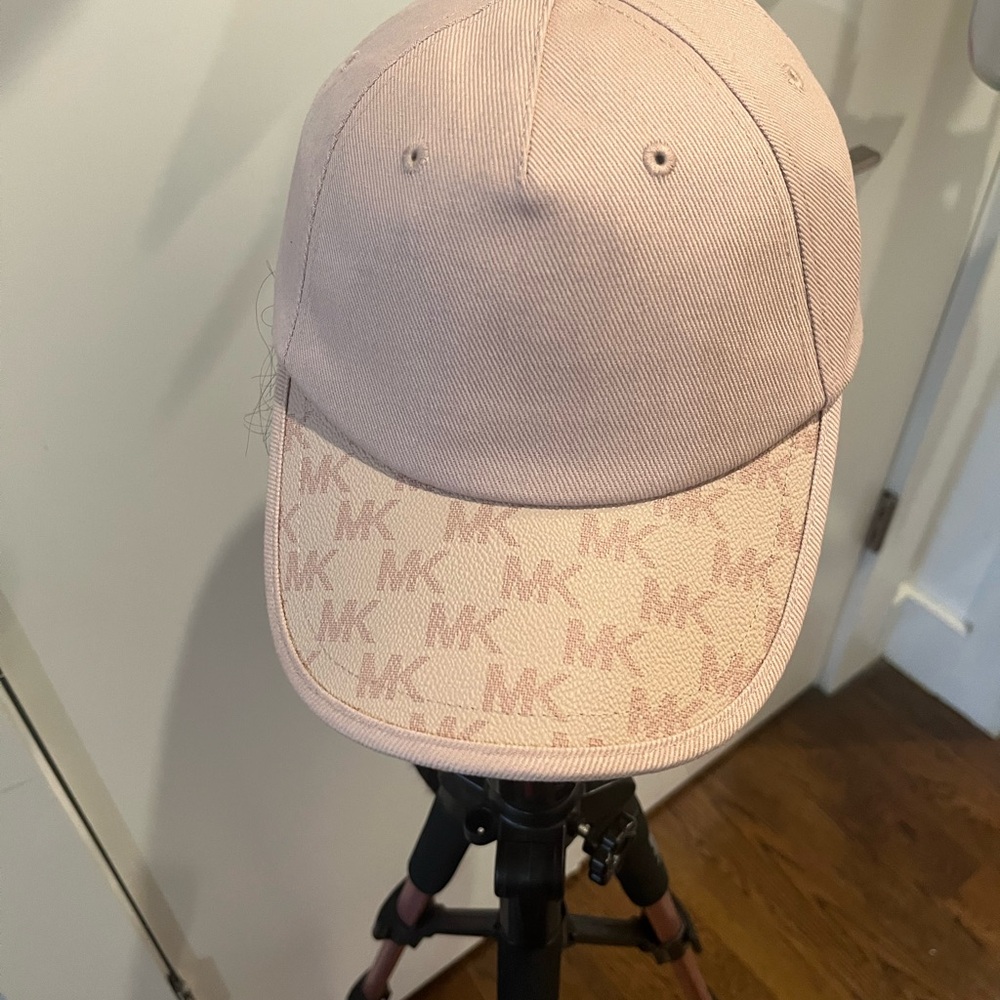 Michael Kors Blush Pink Monogram Cap